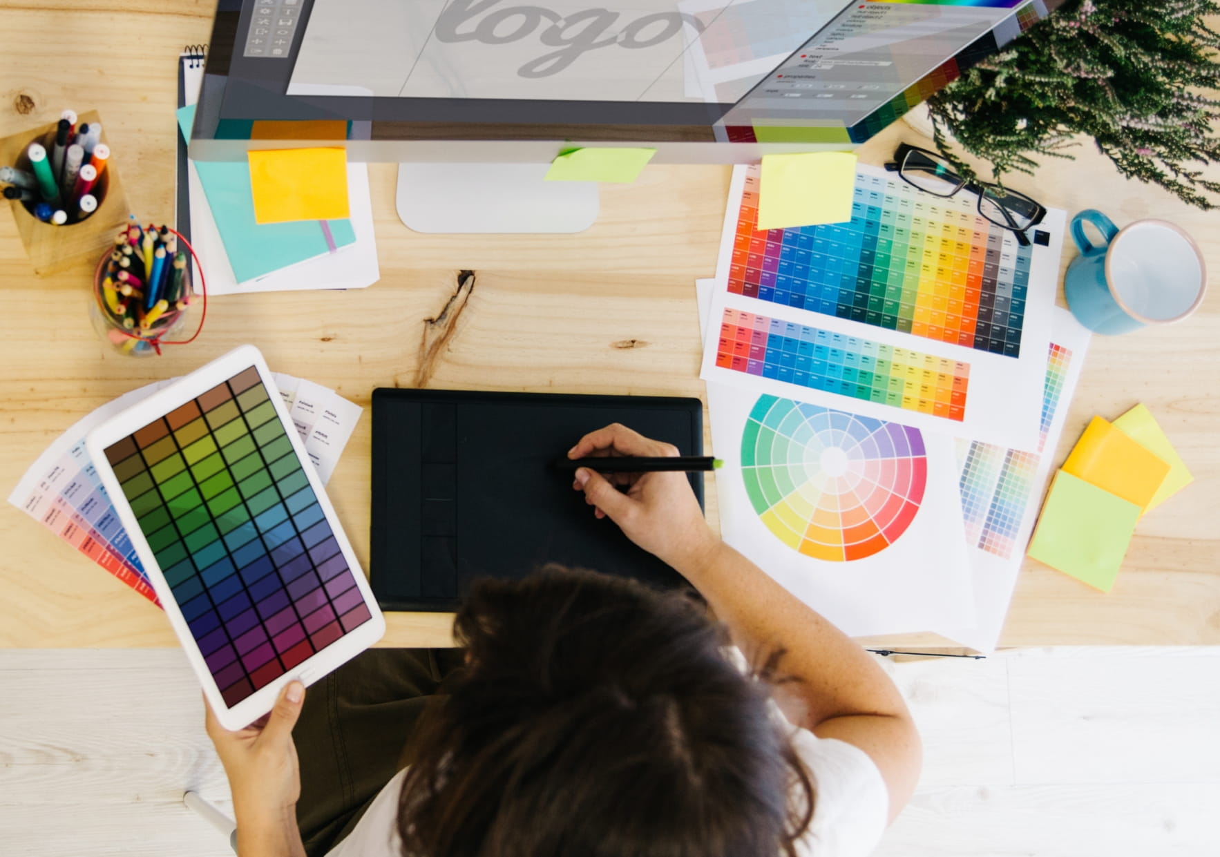 Graphic design services.